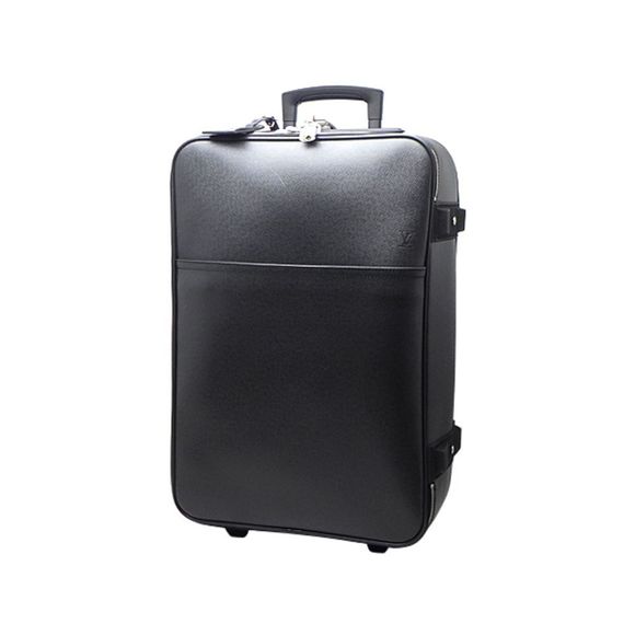 Louis Vuitton Pegas Carry Case Suitcase Travel Bag Taiga Line Ardoise Black - Picture 1 of 8